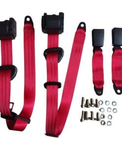 2PCS Cinturones Ajustables Universales Retráctiles Para