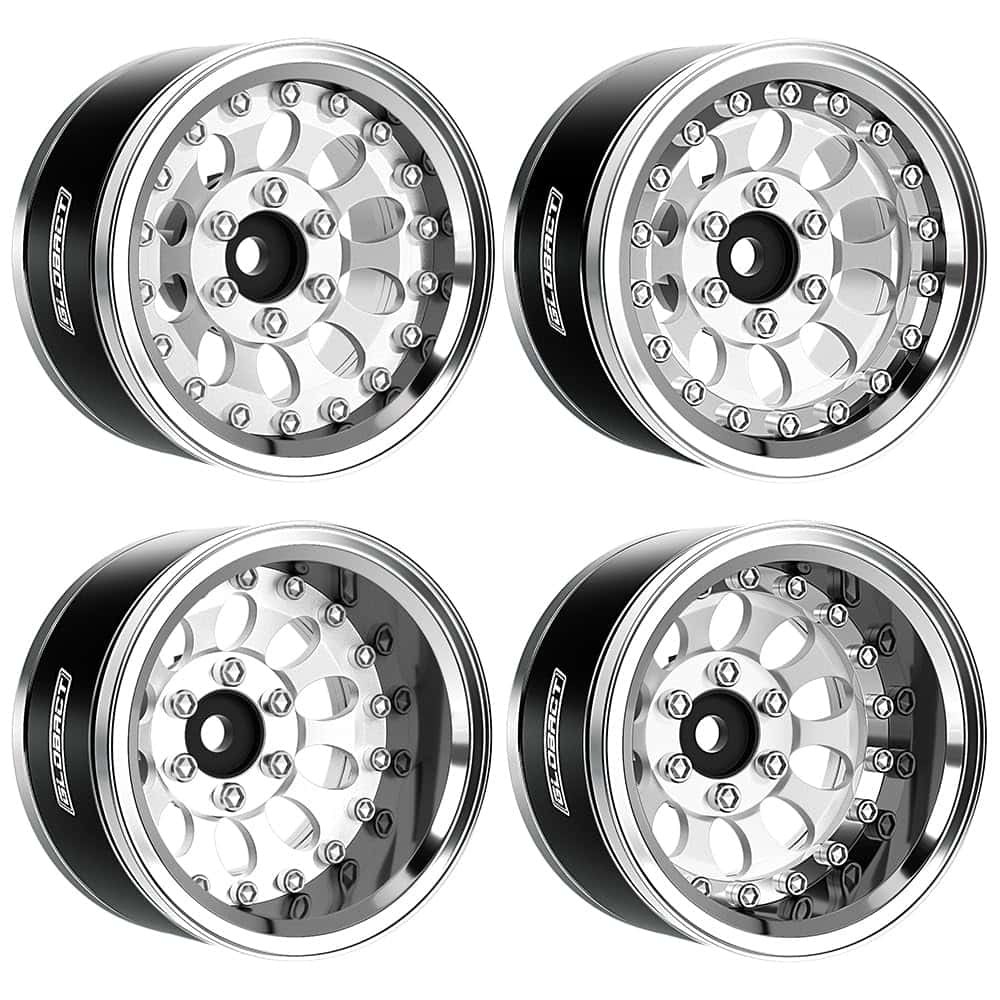 Ruedas de Aluminio con Bloqueo de Talón de 1.9 Pulgadas