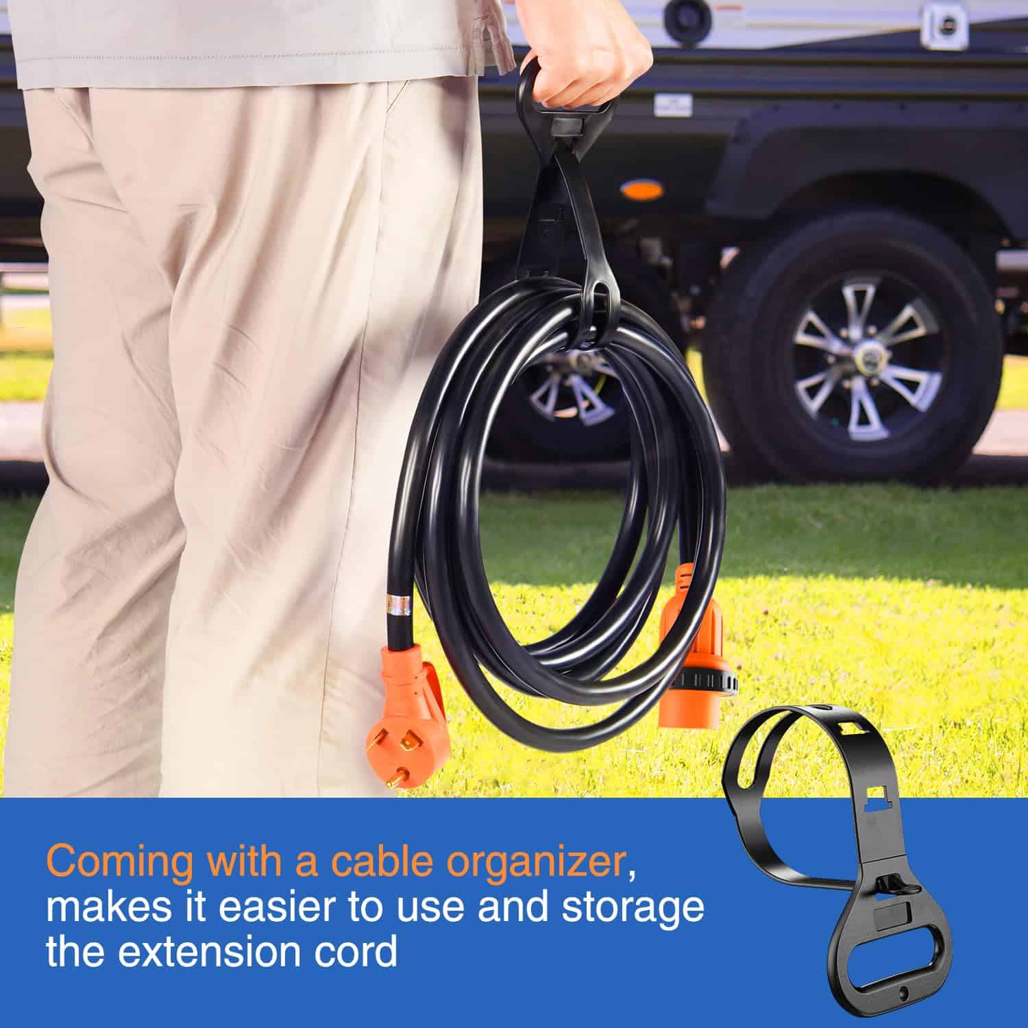 Cable de extensión con bloqueo Nilight 30 Amp 50FT para RV - Imagen 10