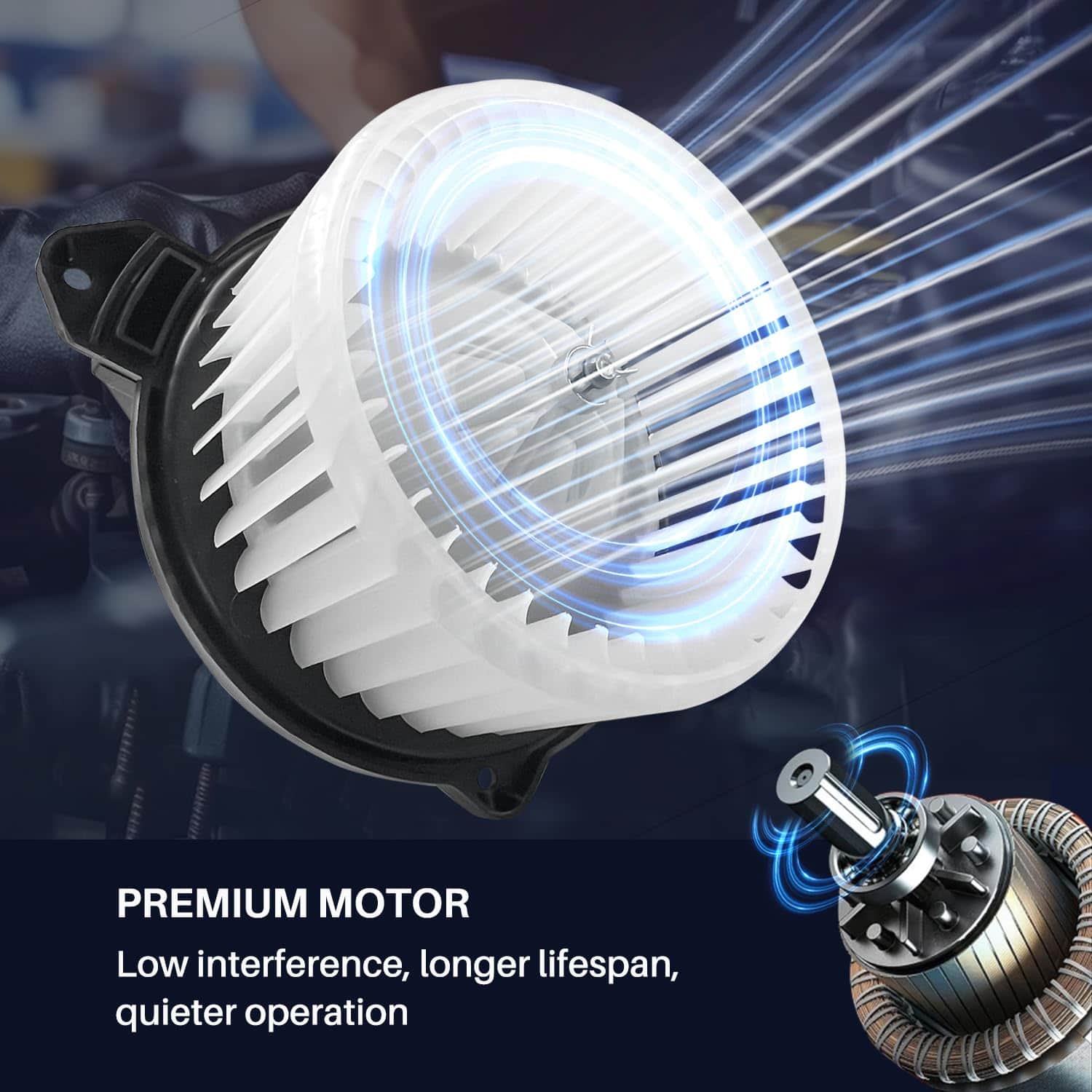 Motor Soplador de Aire Acondicionado Calefactor para Dodge - Imagen 6