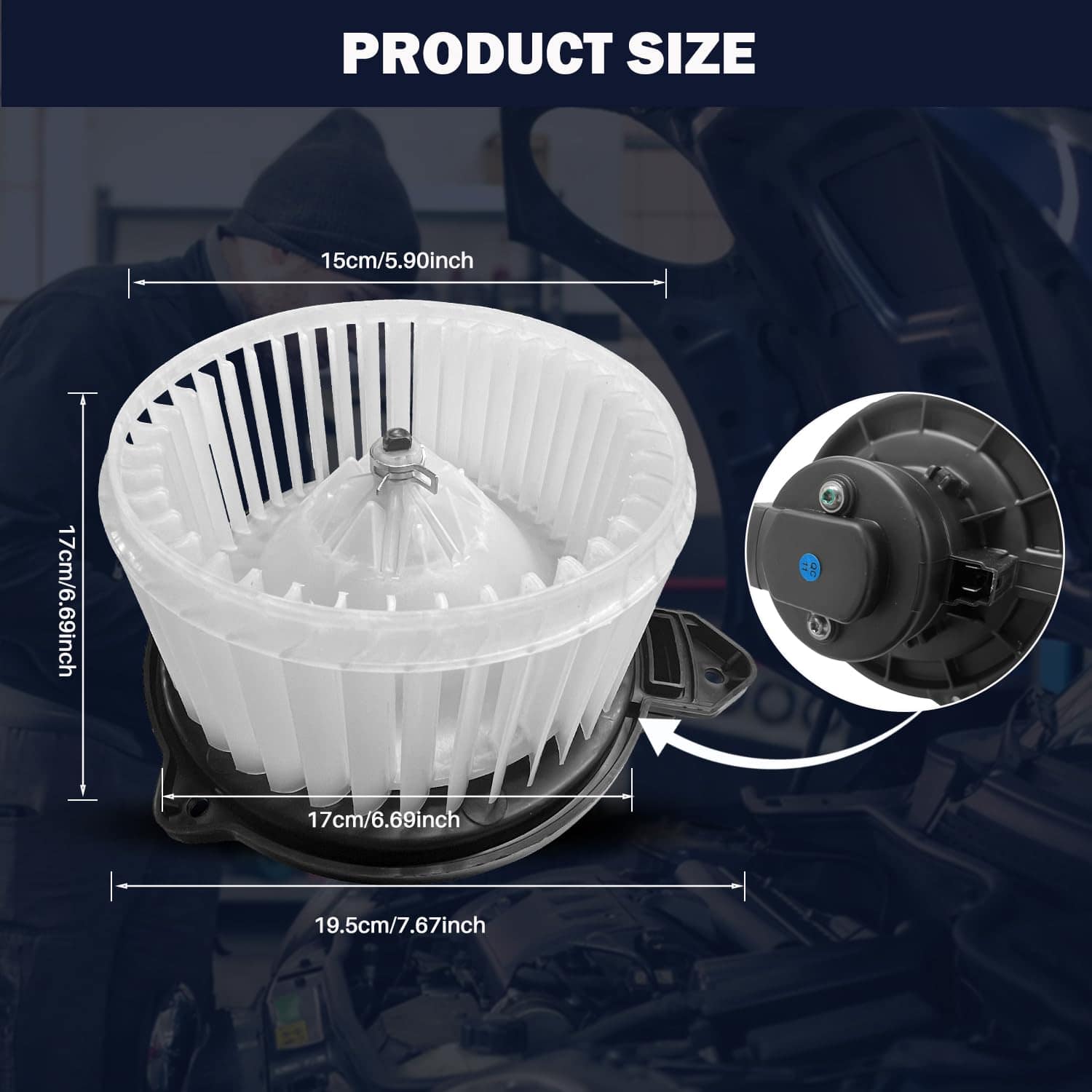 Motor Soplador de Aire Acondicionado Calefactor para Dodge - Imagen 3