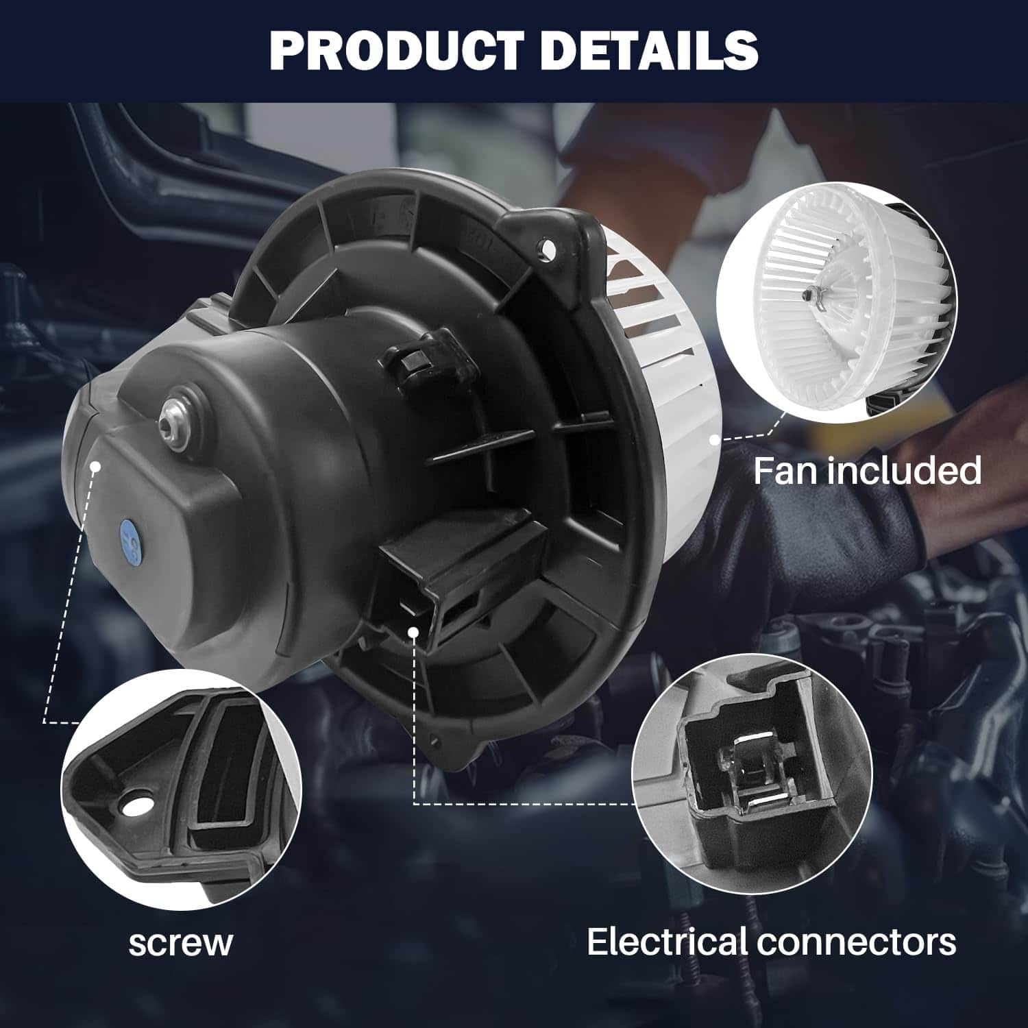 Motor Soplador de Aire Acondicionado Calefactor para Dodge - Imagen 4