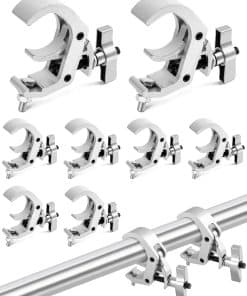 Abrazadera de Truss para Luces de Escenario QWORK, 10 Pack