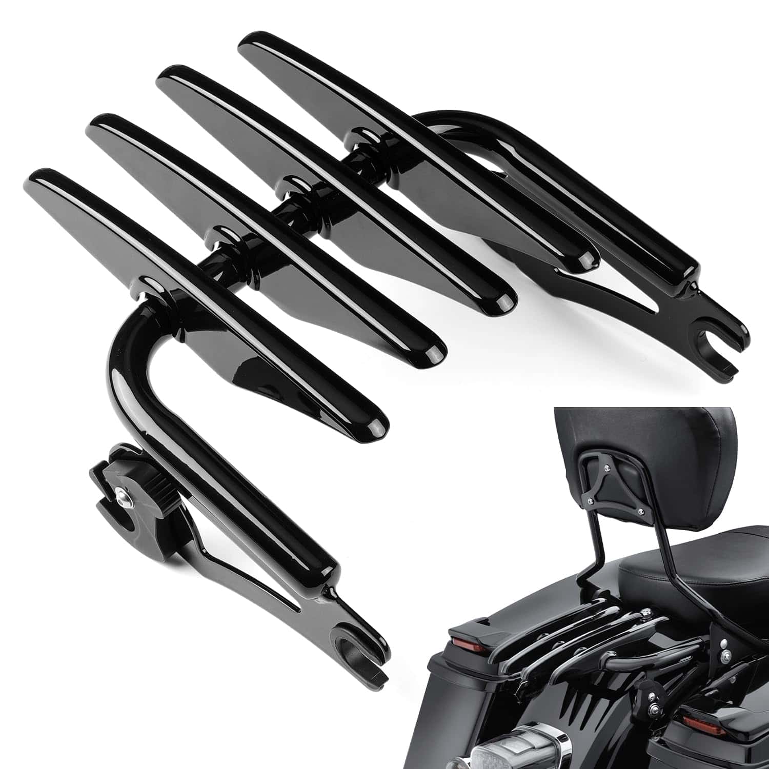 AILMOTO Parrilla de Equipaje Desmontable Compatible con