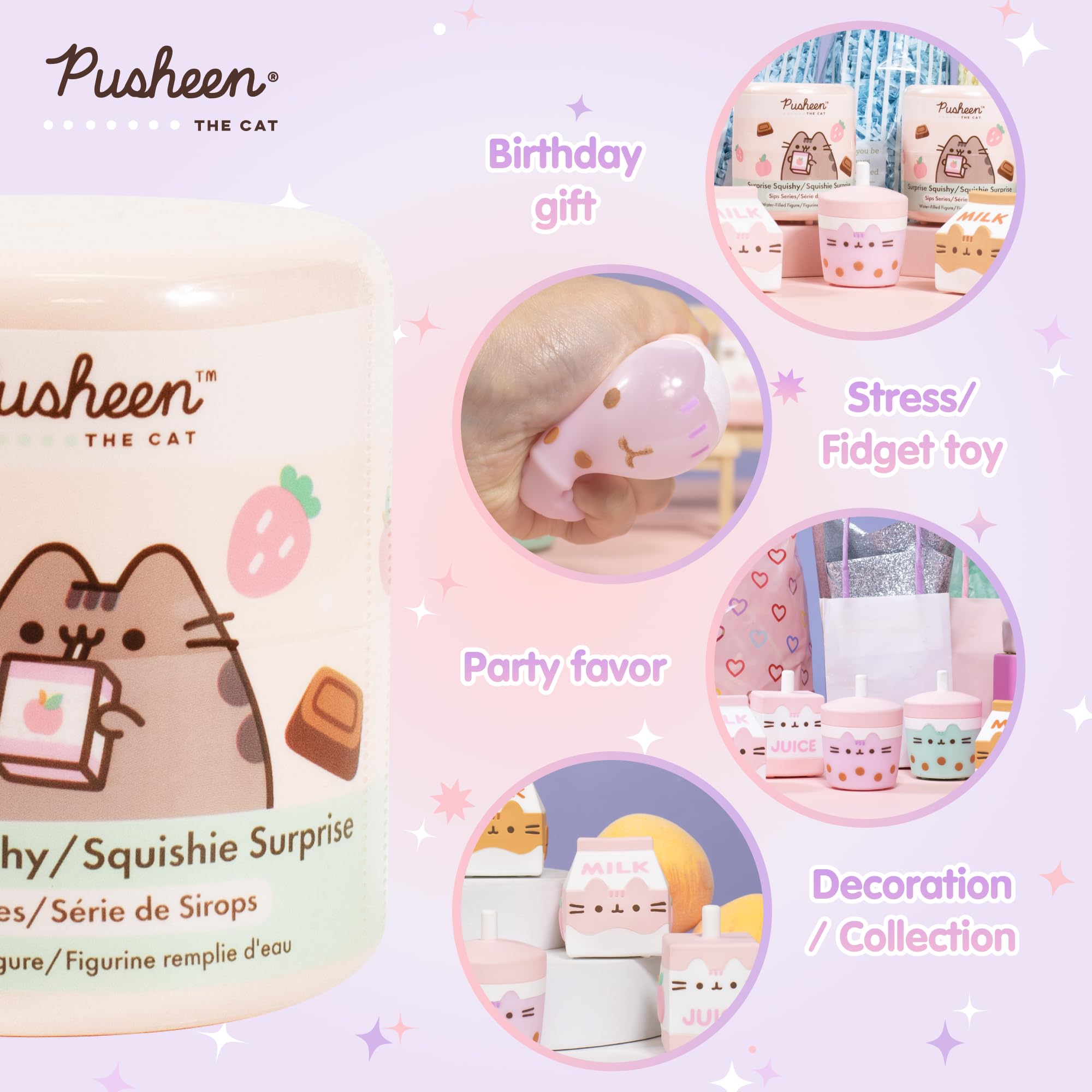 Hamee Pusheen the Cat Cute Water Filled Surprise Capsule - Imagen 3