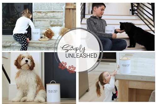 Contenedor de premios para perros y gatos blanco Simply - Imagen 10