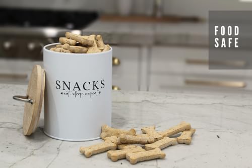 Contenedor de premios para perros y gatos blanco Simply - Imagen 4