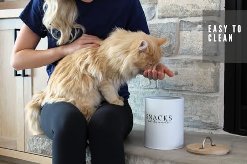 Contenedor de premios para perros y gatos blanco Simply - Imagen 6