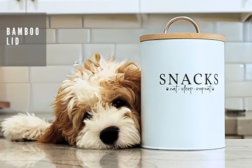 Contenedor de premios para perros y gatos blanco Simply - Imagen 5