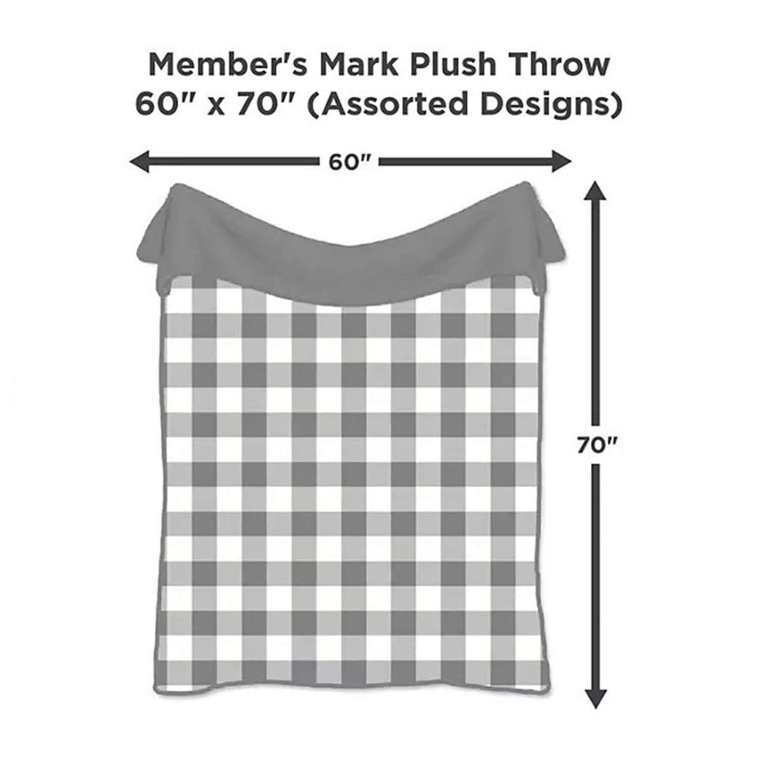 Manta festiva de sherpa esponjosa Member's Mark, 60" x 70" - Imagen 6