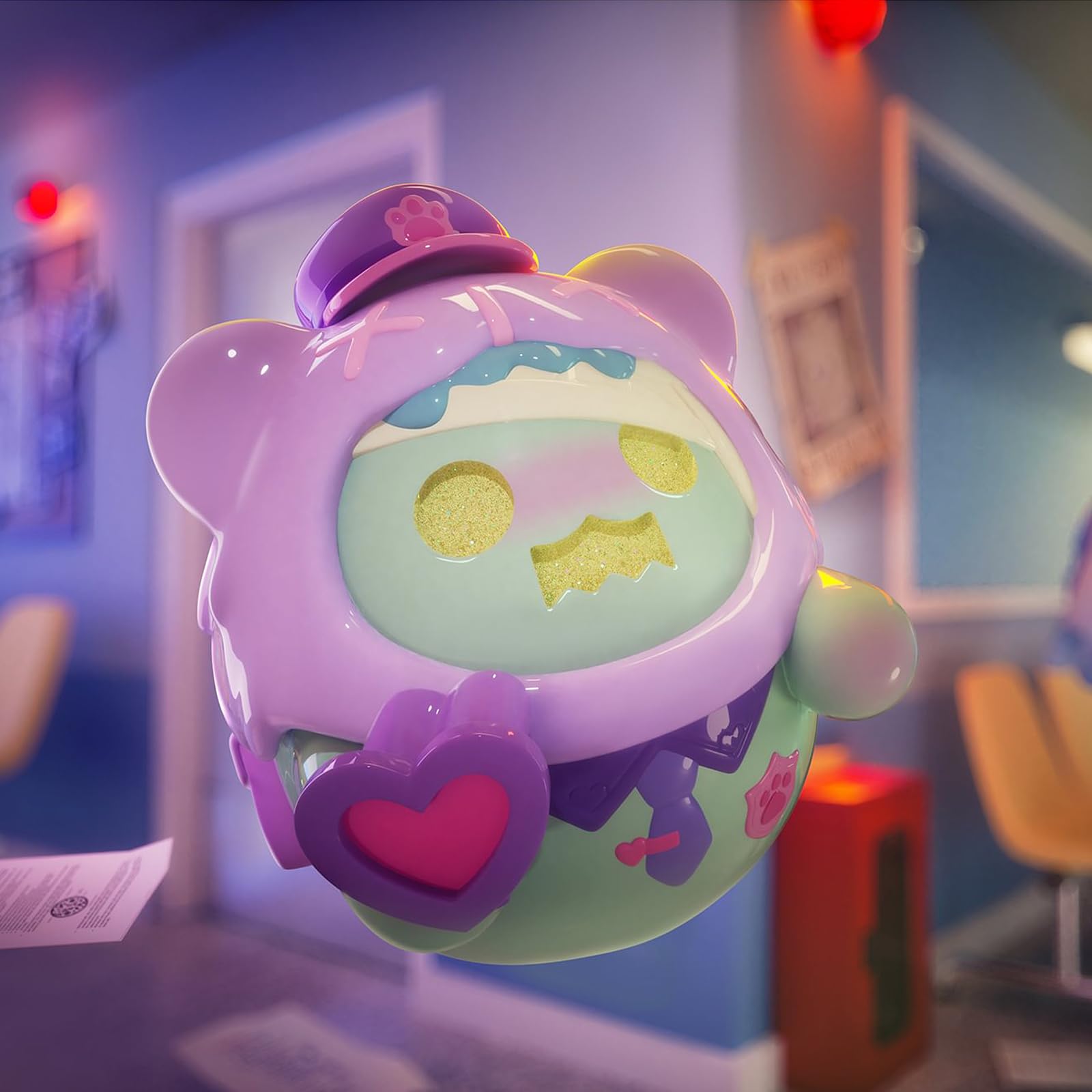 BEEMAI Serie Baddy Bear Town Ghost Bear 12 Piezas (Set - Imagen 8