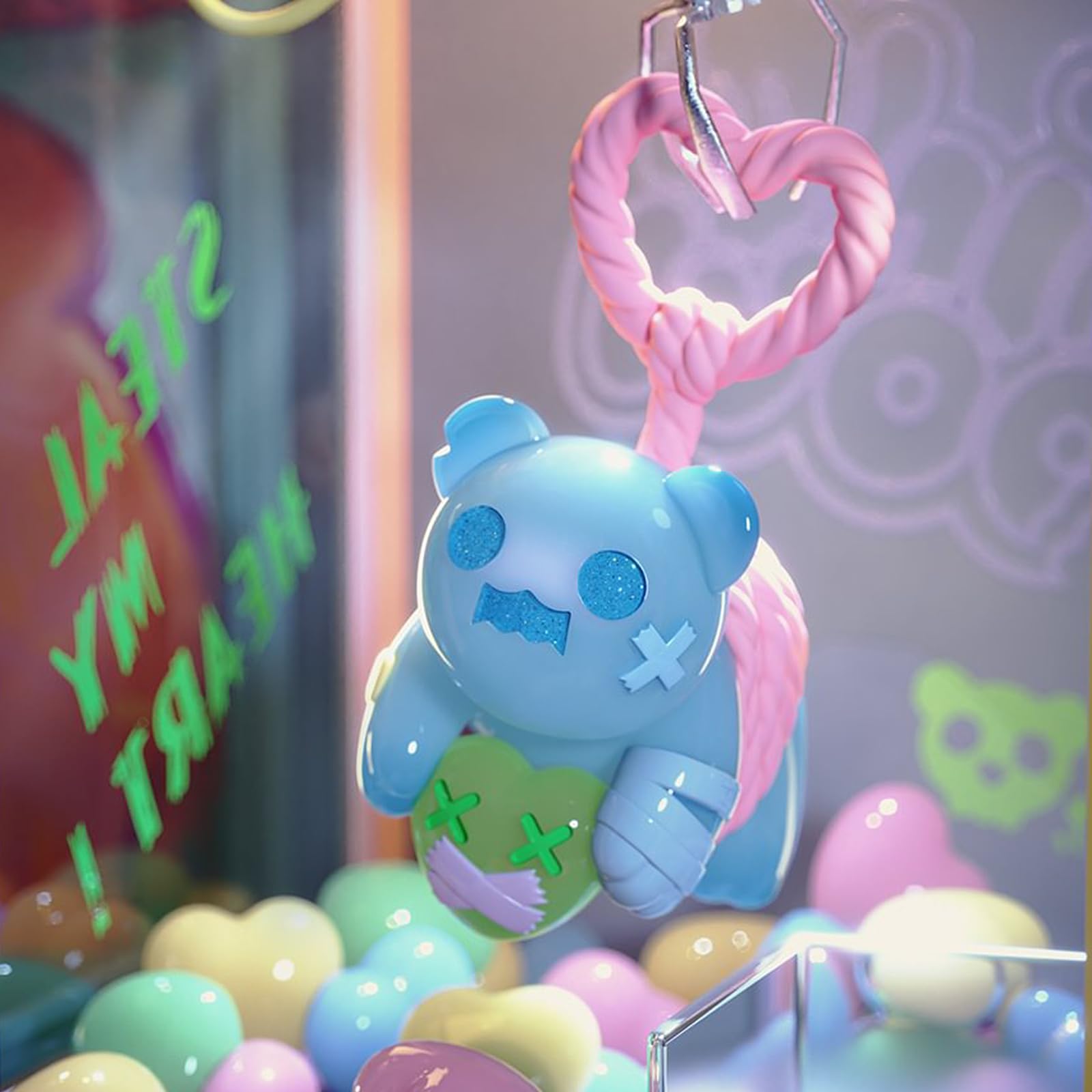 BEEMAI Serie Baddy Bear Town Ghost Bear 12 Piezas (Set - Imagen 7