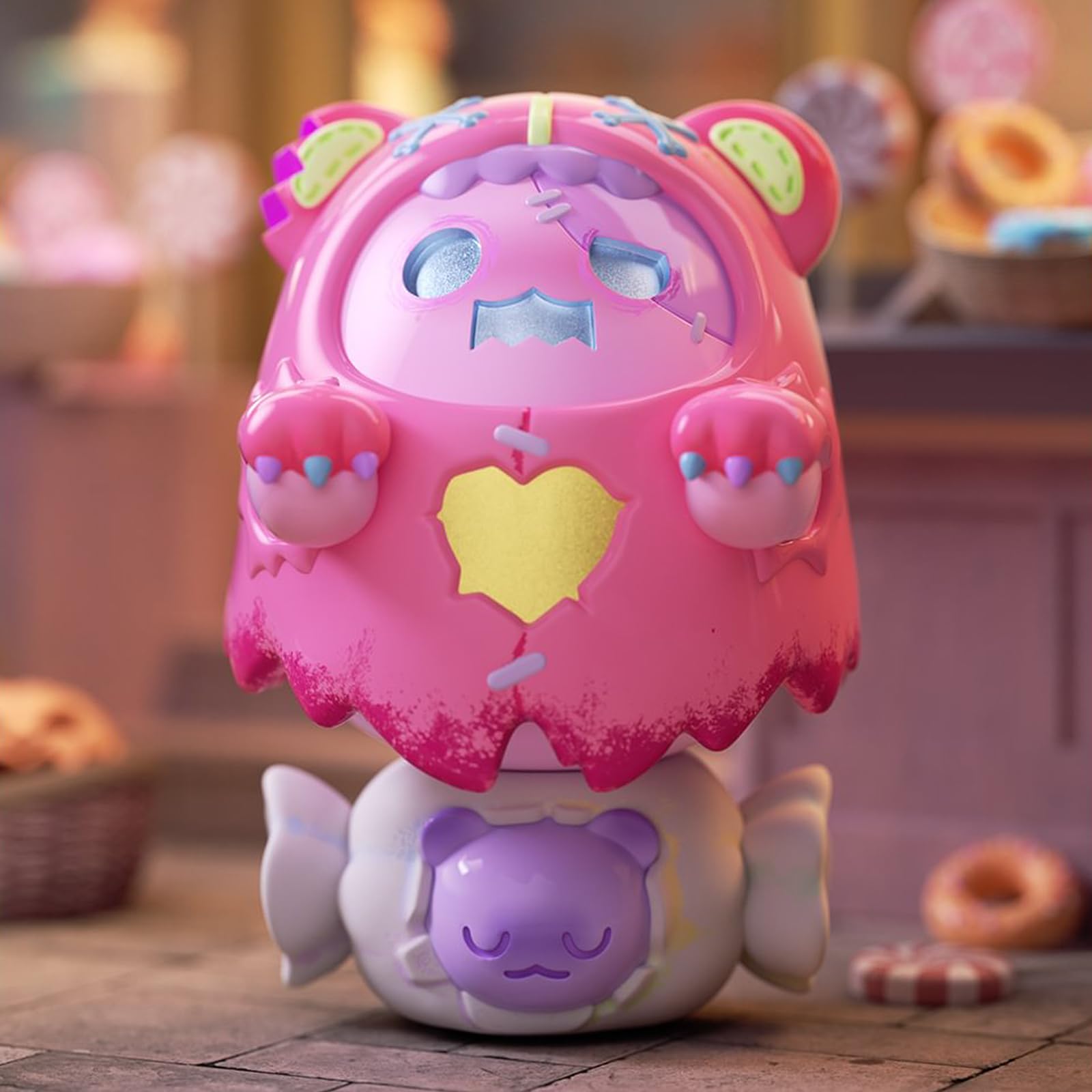 BEEMAI Serie Baddy Bear Town Ghost Bear 12 Piezas (Set - Imagen 6