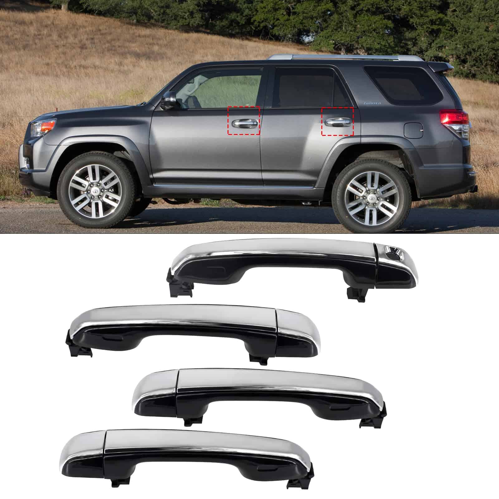 Manija de puerta APESER Compatible con Toyota 4Runner