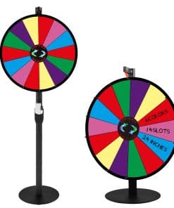 24" Ruleta Giratoria de 2 en 1 de Servicio Pesado para