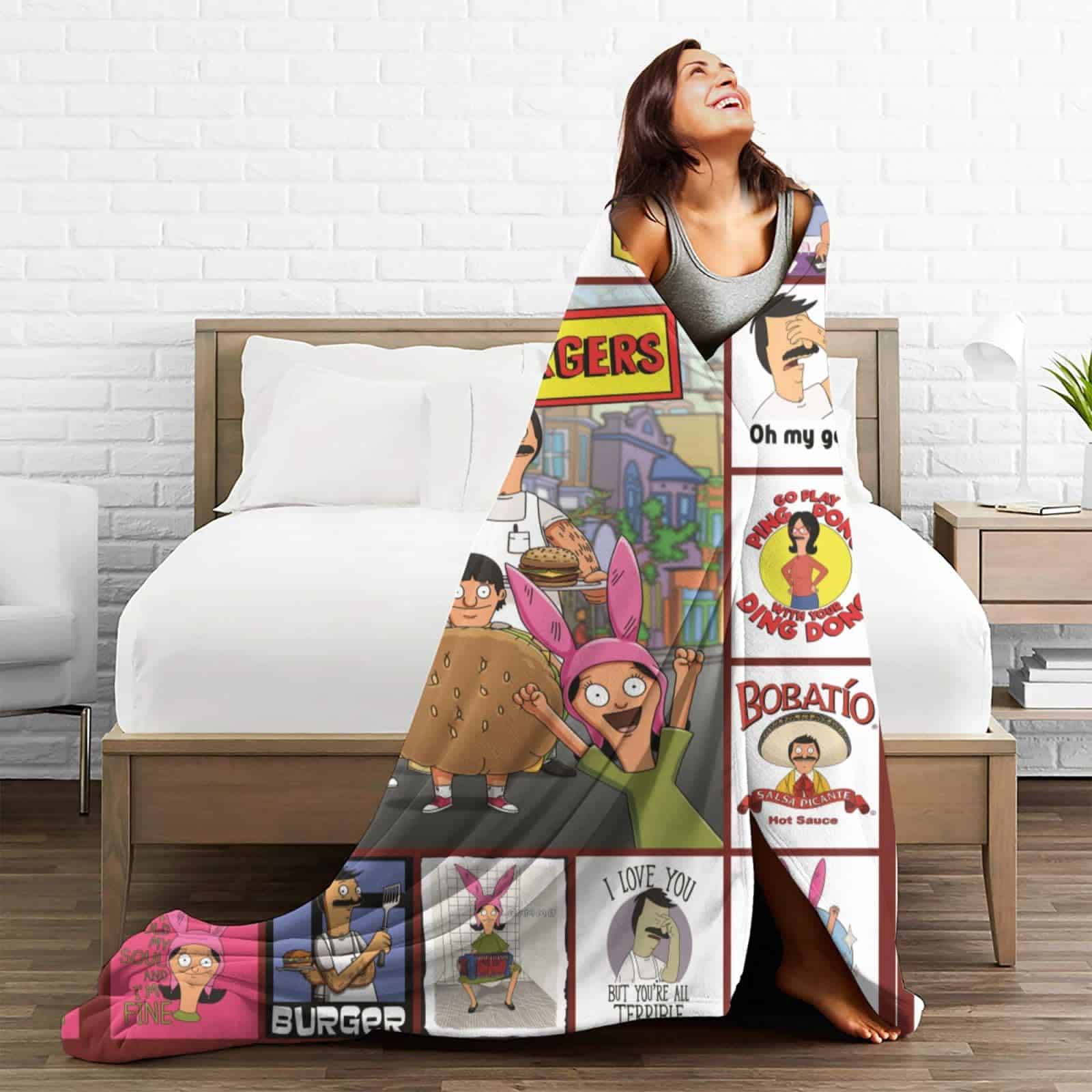 Manta de felpa gruesa y acogedora CRAFTSERA manta de - Imagen 9