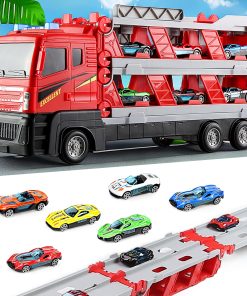 Camión Mega Hauler SIBOYL con Pista de Carreras de