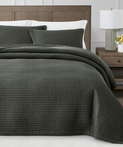 Juego de Colcha de 100% Tencel Lyocell Queen Size - Gris