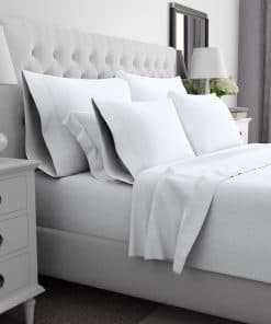 Juego de sábanas 100% algodón egipcio tamaño completo, 1000
