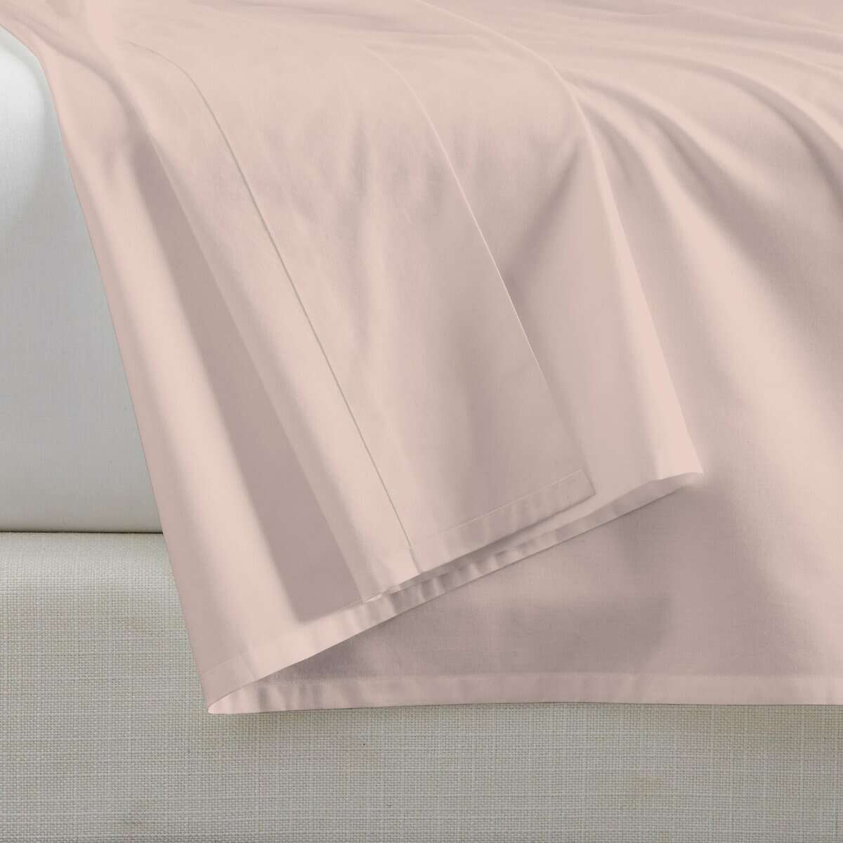 Sábana plana suave 100% algodón para cama completa color - Imagen 4