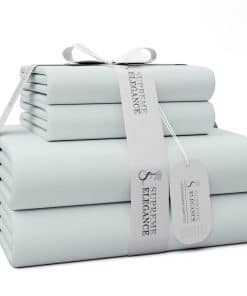 Juego de Sábanas de 600 Hilos para Cama Individual SUPREME