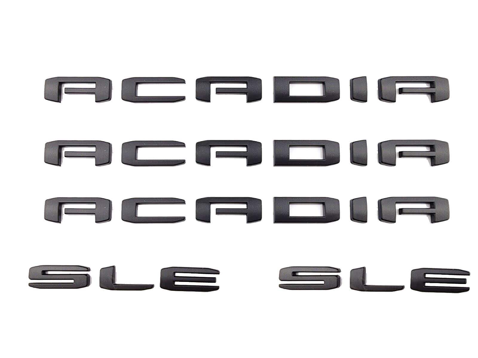 Emblema de Puerta Trasera y Portón Trasero de 5 Piezas para