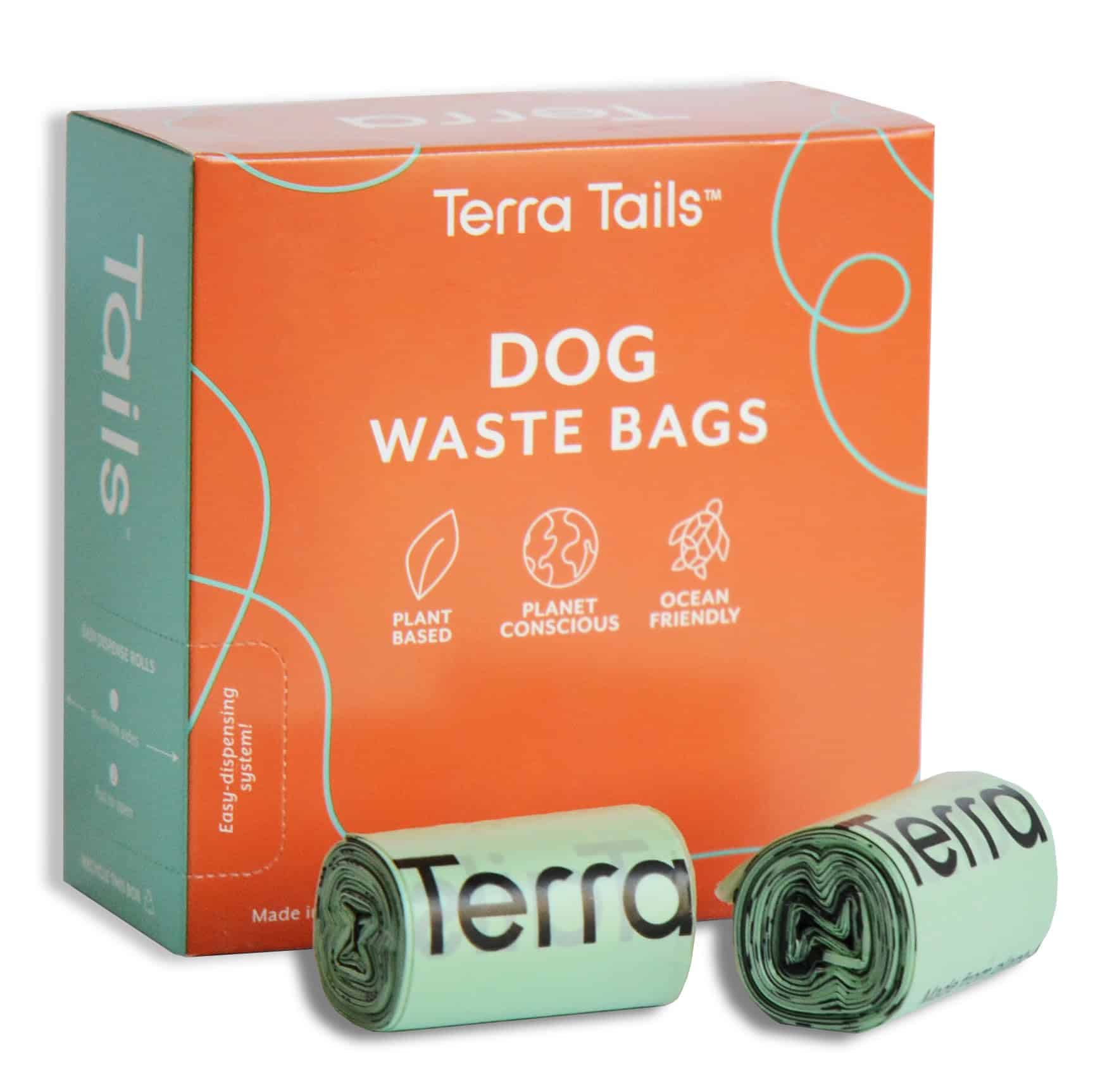 Bolsas de Desechos para Perros Compostables Terra Tails,