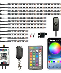 THOKWOK 12PCS Kits de Luces LED para Motocicletas con Luz