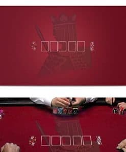 Mesa de Póquer y 21 Blackjack Ovalada de 108x56 Pulgadas