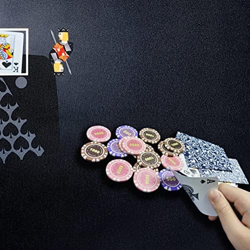 Luckin Sports Tapete Ovalado de Texas Hold'em y 21 - Imagen 5