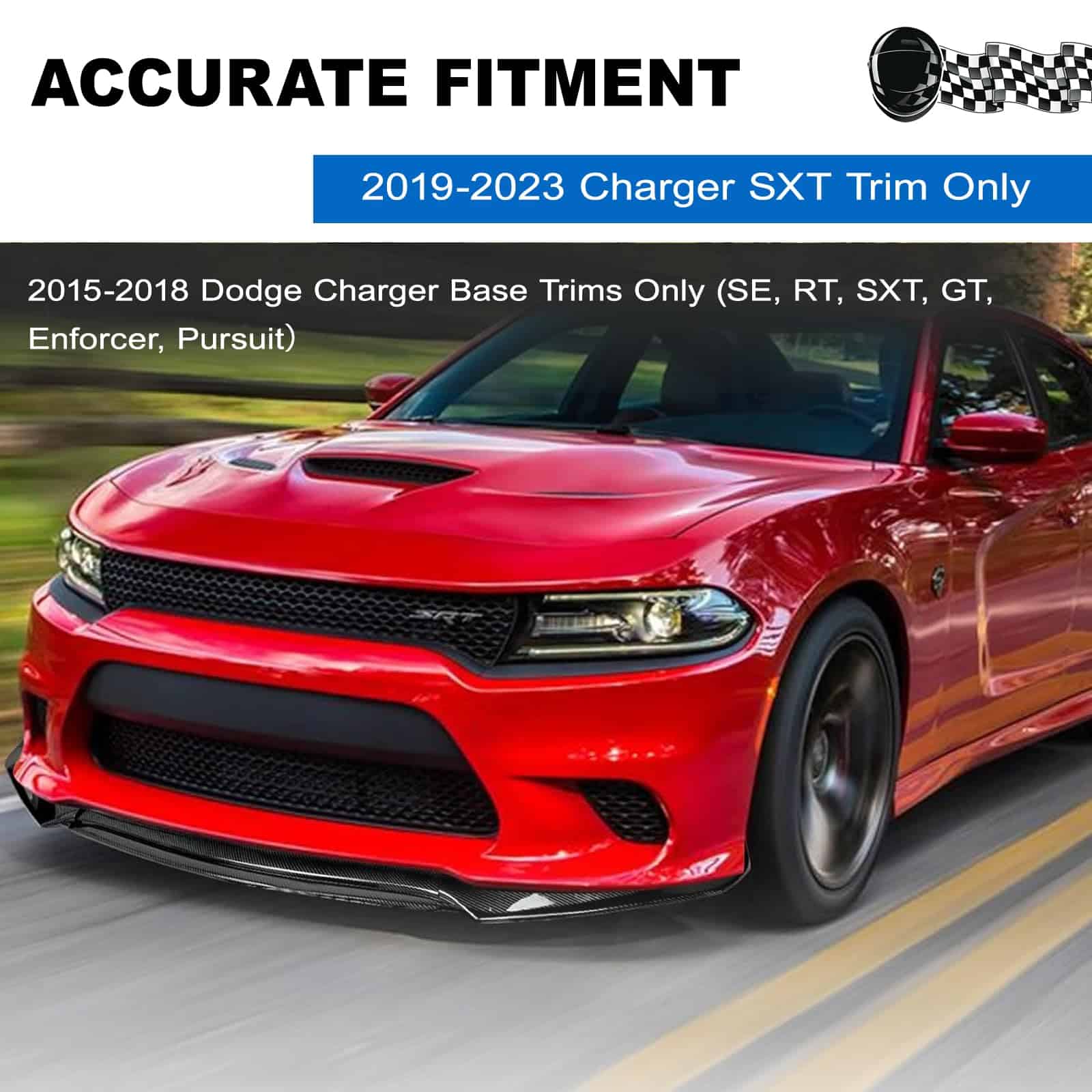 AAriguthel Labio delantero compatible con -Estilo de fibra d - Imagen 6