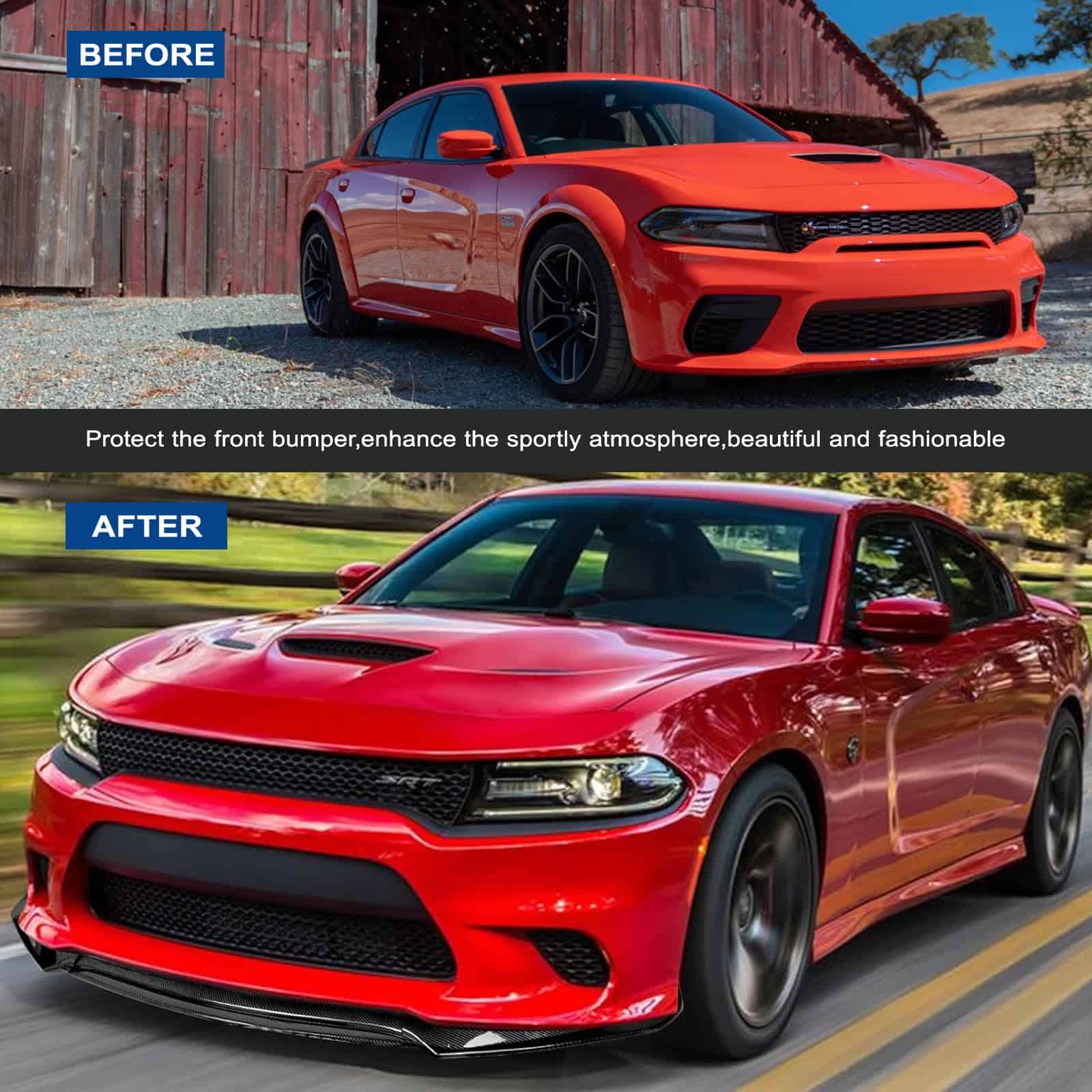 AAriguthel Labio delantero compatible con -Estilo de fibra d - Imagen 7