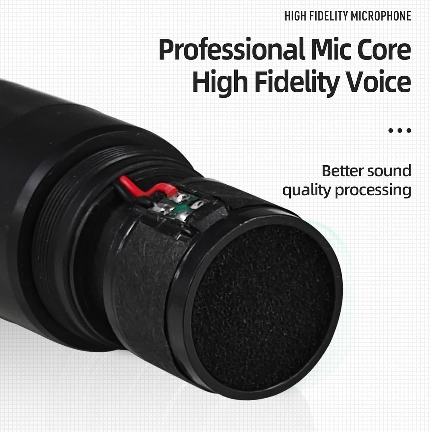 Sistema de Micrófono Inalámbrico, BOMGE Pro 4 Canales Set - Imagen 6