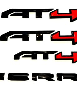 Emblema de 4PCS AT4 Sierra Letras Insignia Pegatina de
