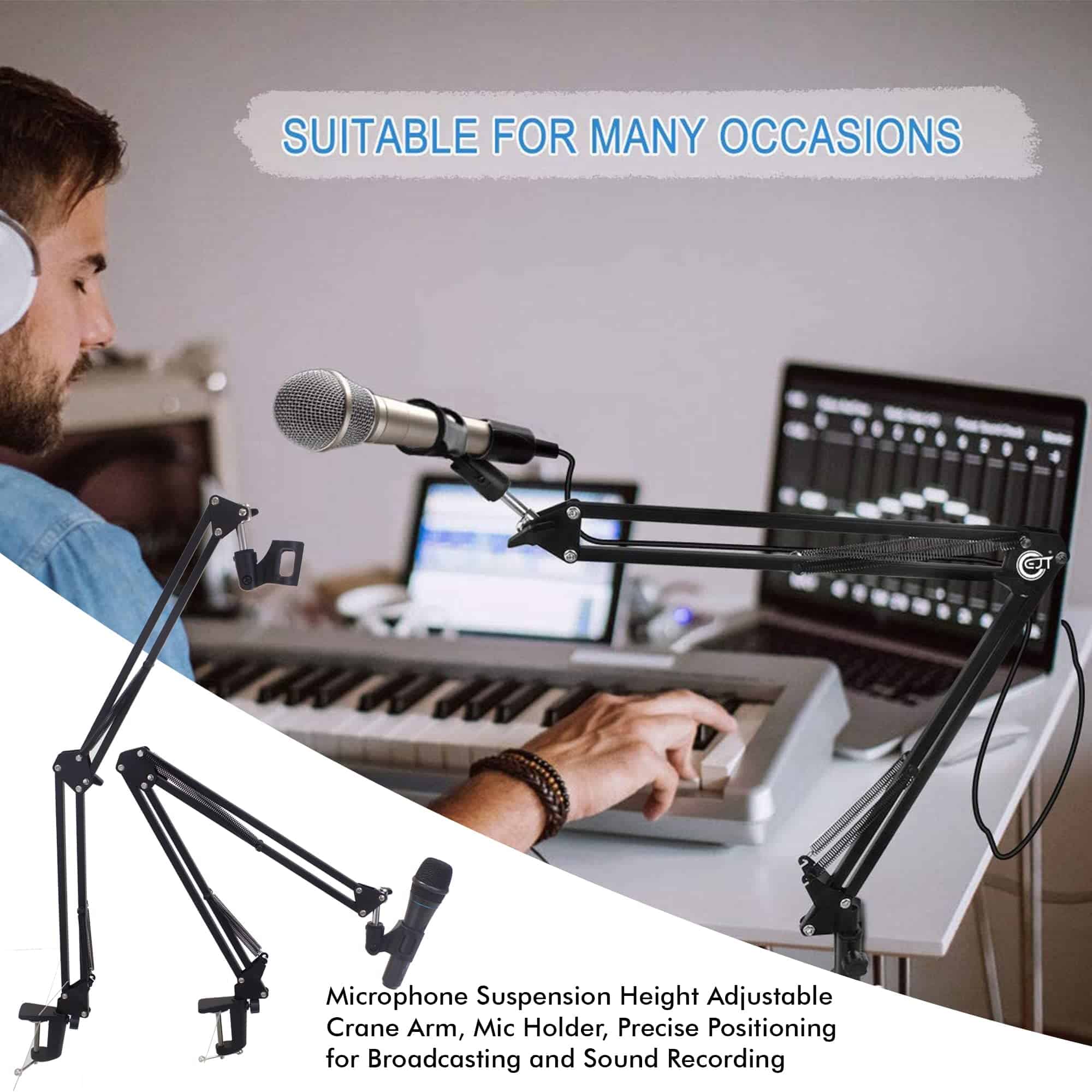 Brazo de micrófono premium Technical Pro con montaje en - Imagen 7