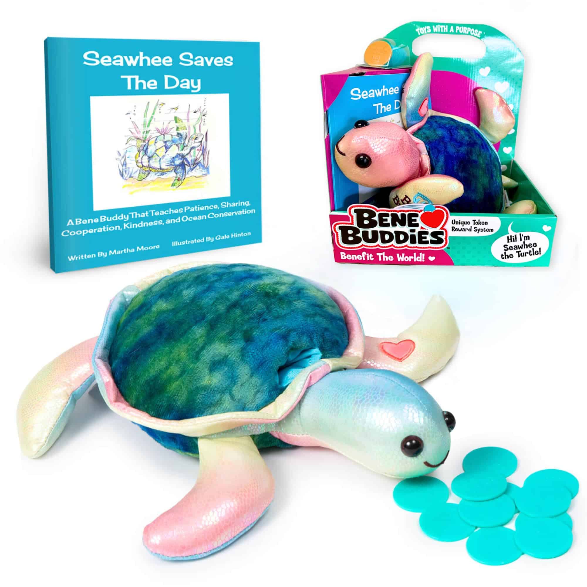 Set de Aventura de Seawhee La Tortuga: Peluches para