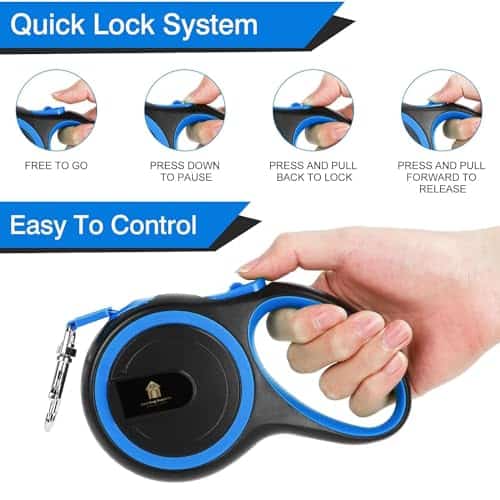 Correa retráctil para perros - Correa de 16 pies para - Imagen 8