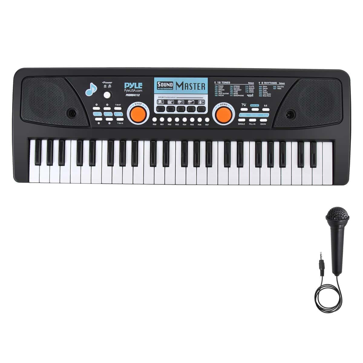 Teclado de Piano Eléctrico Pyle 49 Teclas - Teclado de