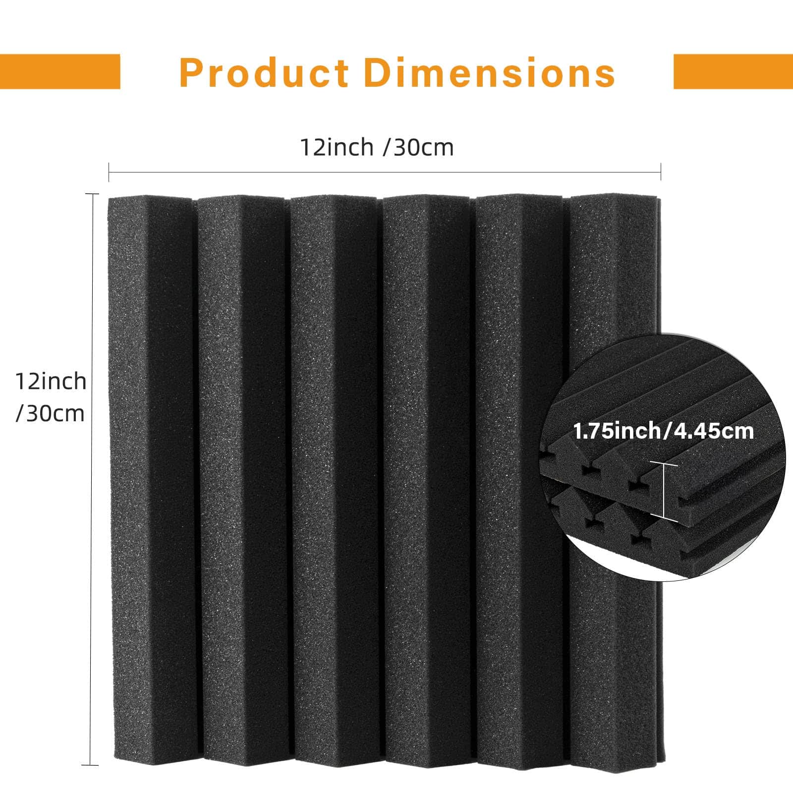 Paneles de Espuma Acústica: Paneles Autoadhesivos de - Imagen 6