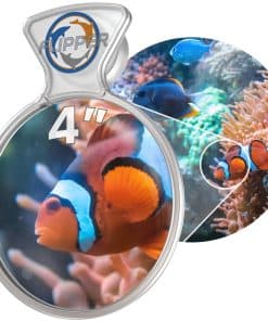 Visor FL!PPER DeepSee 4" - Lente Claro y Lupa Magnética