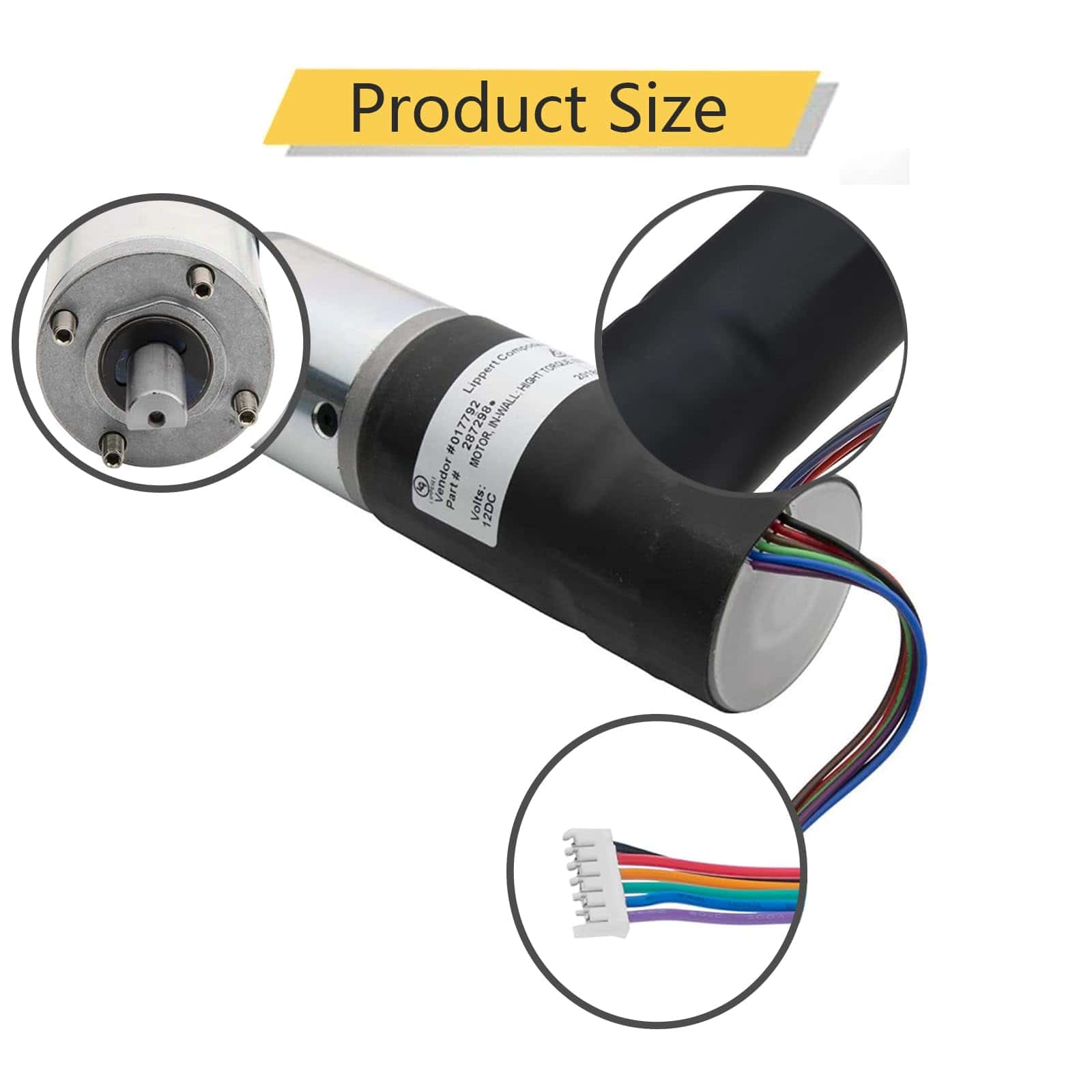 Motor de deslice en pared Tocsho 287298 RV 500:1 Alta - Imagen 7