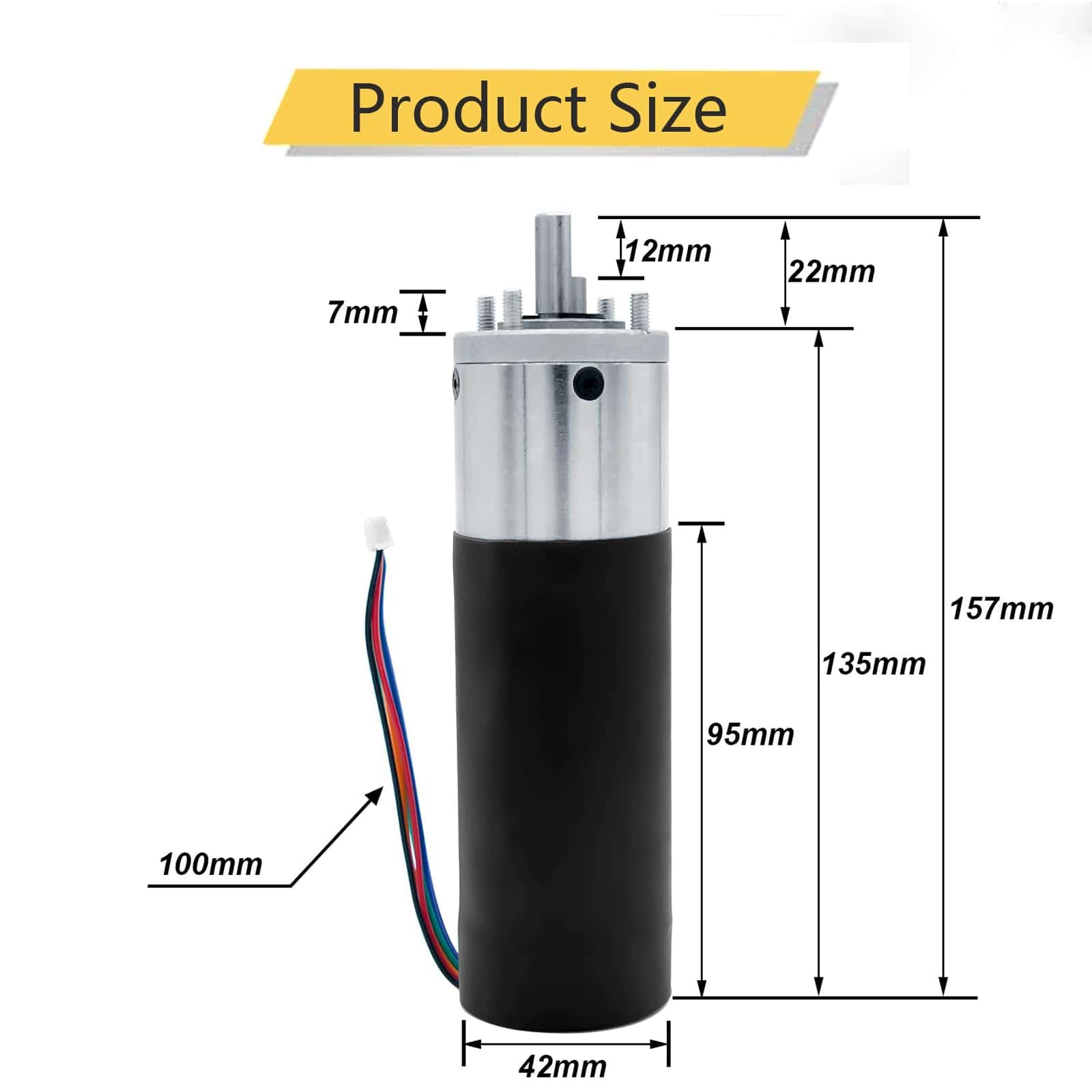 Motor de deslice en pared Tocsho 287298 RV 500:1 Alta - Imagen 4