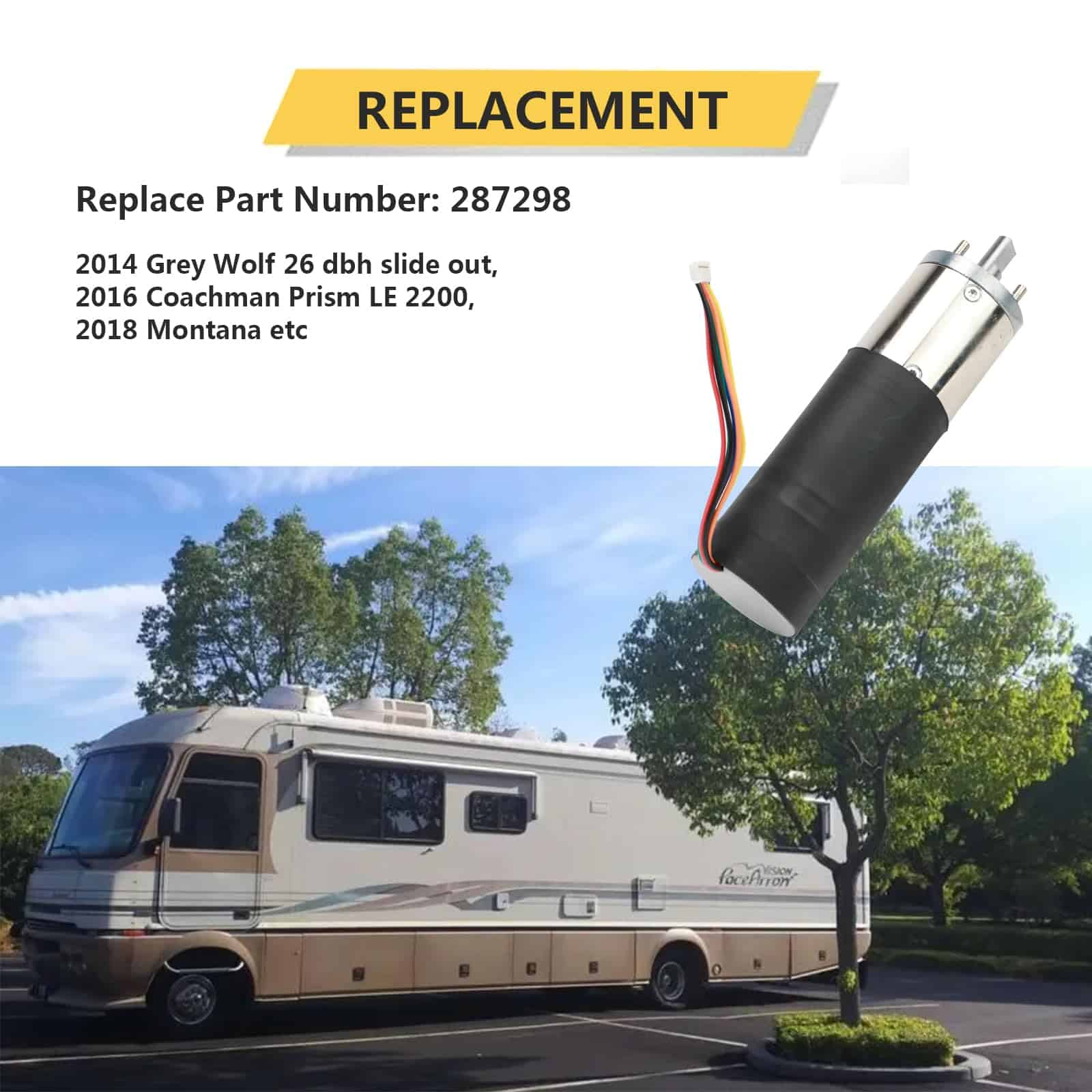 Motor de deslice en pared Tocsho 287298 RV 500:1 Alta - Imagen 5