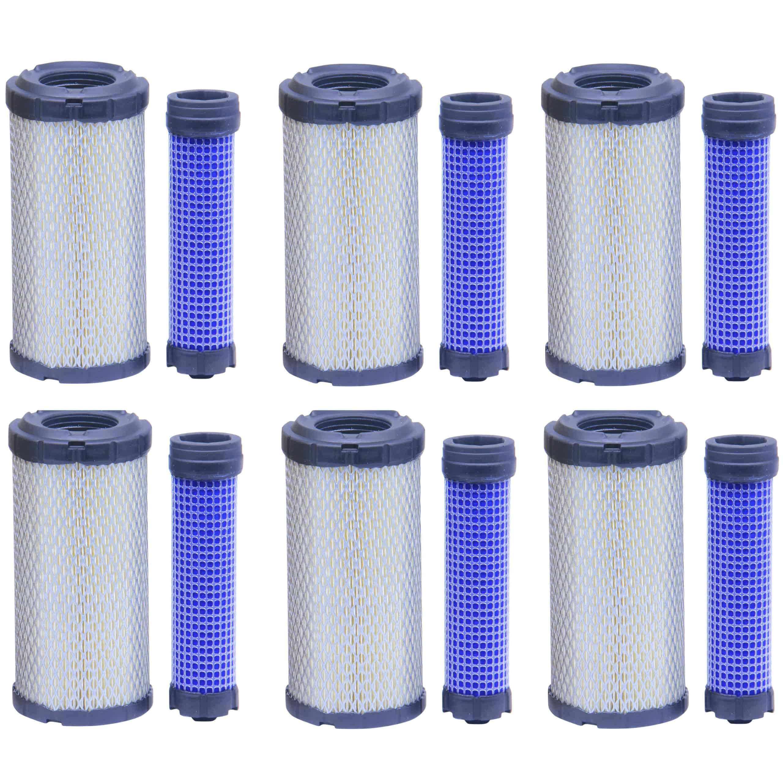 Paquete de 6 filtros de aire P822686 & P535396 reemplaza 25