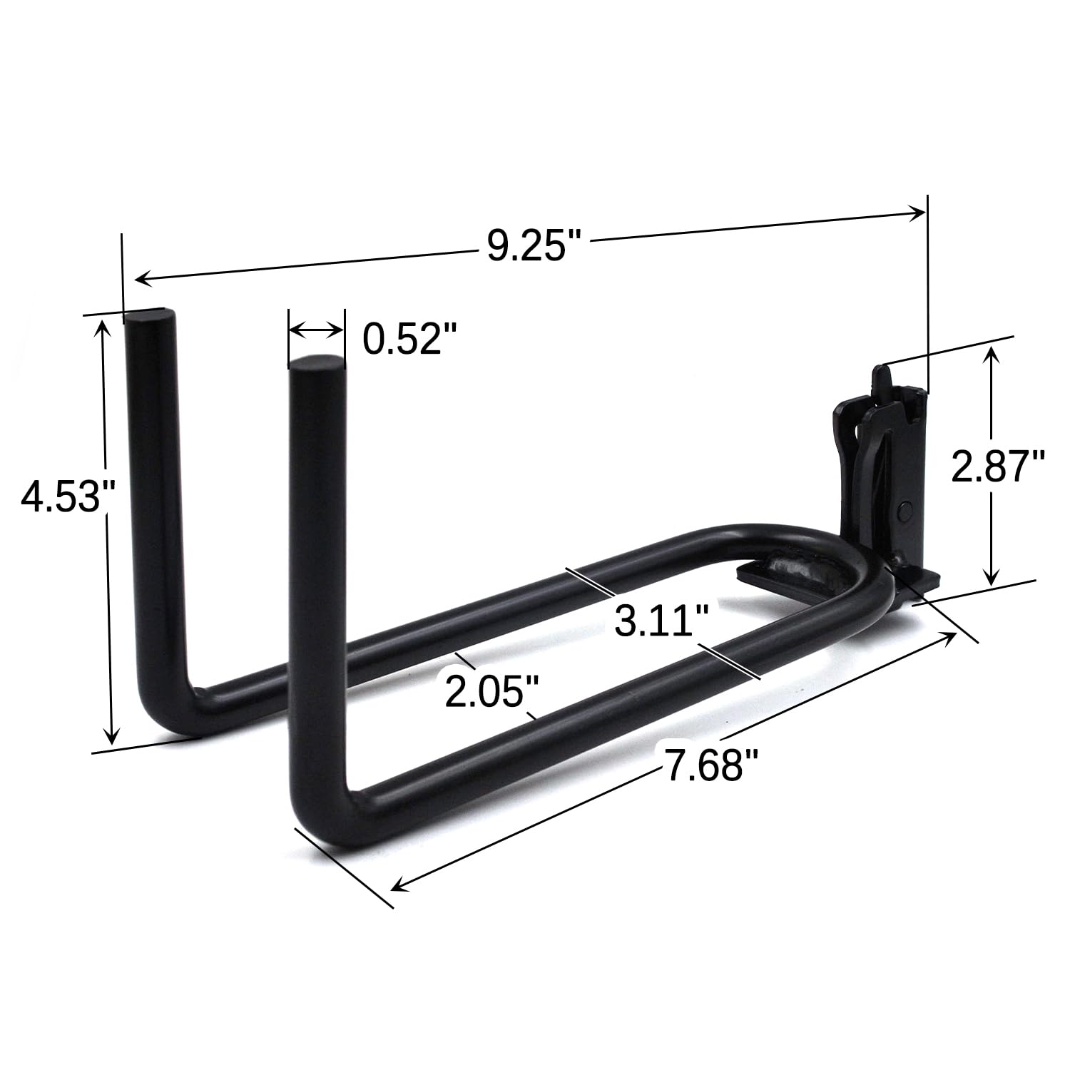 Gancho colgador pesado para rieles en E, gancho para - Imagen 4