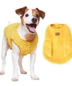 Chaleco de felpa de diseño FLOT para perros, abrigo de