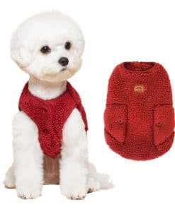 Chaleco de diseñador de FLOT para perro, abrigado con forro