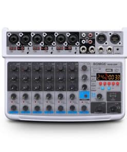 Mezclador de audio de 8 canales BOMGE Line Mixer DC 5V con