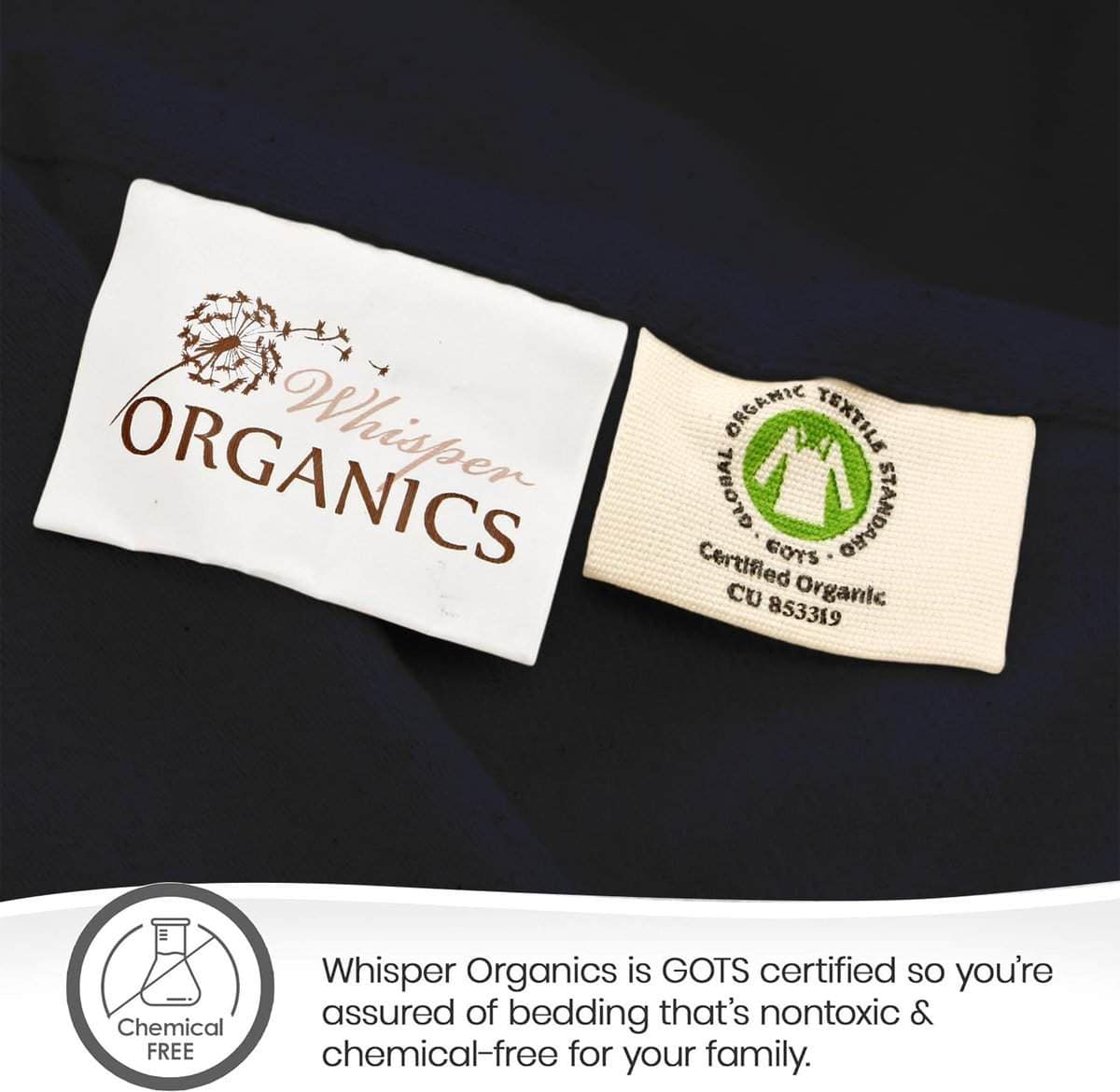 Funda de Almohada de Franela Orgánica Whisper Organics - Imagen 8