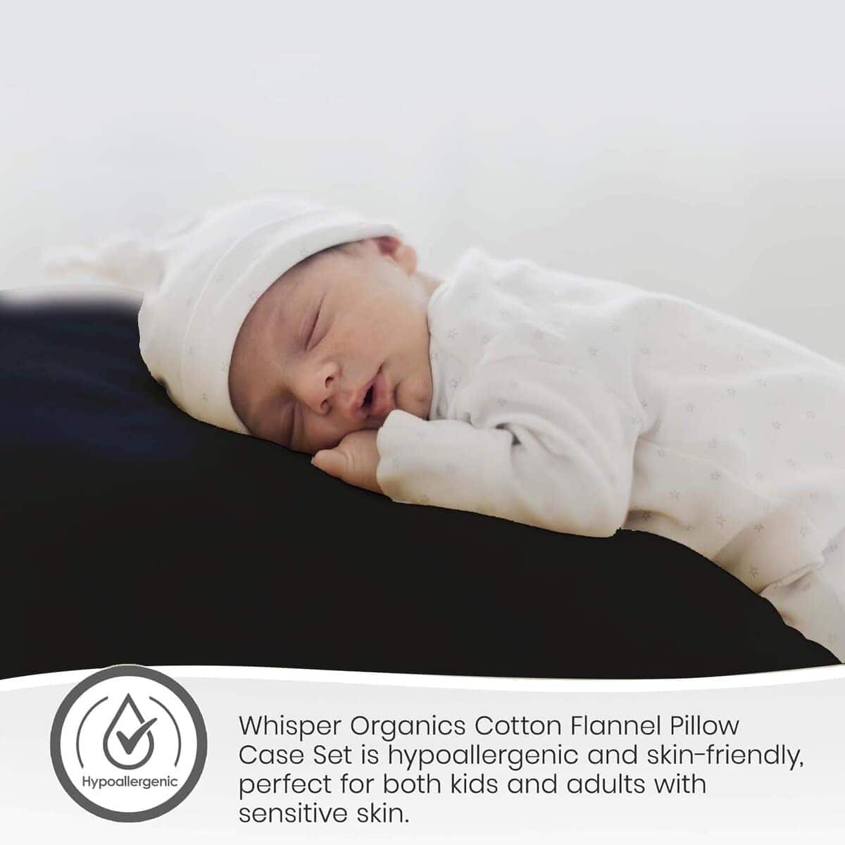 Funda de Almohada de Franela Orgánica Whisper Organics - Imagen 7